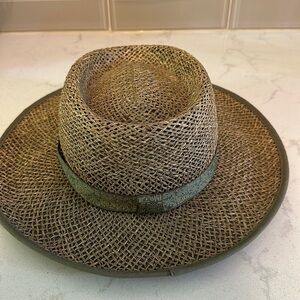 Columbia Men's ‎ Straw Hat 100% Seagrass Straw And Cotton Trim